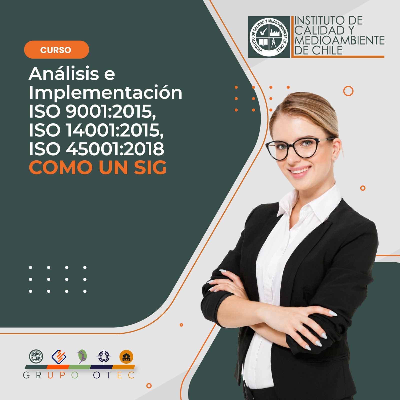 Curso de Análisis e Implementacion ISO 9001, 14001, 45001 como un SIG